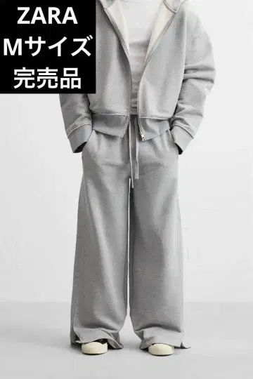 ZARA 자라 불규칙 마감 조거 팬츠 M 사이즈 완판템