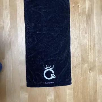CLAN QUEEN 로고 타월 블랙
