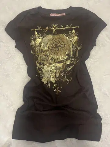 Juicy Couture Y2K 그런지 자수 티셔츠