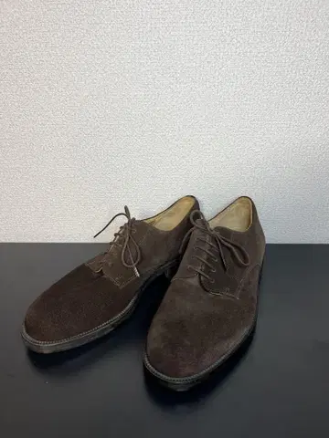 KLEMAN 브라운 스웨이드 레이스업 슈즈