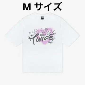twice pop up 티셔츠 white