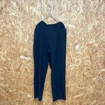 지유 슬랙스 레이온 캐주얼 슬랙스 블랙 2XL