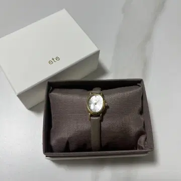 ete 시계 골드/브라운