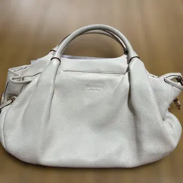 kate spade new york 화이트 가죽 핸드백