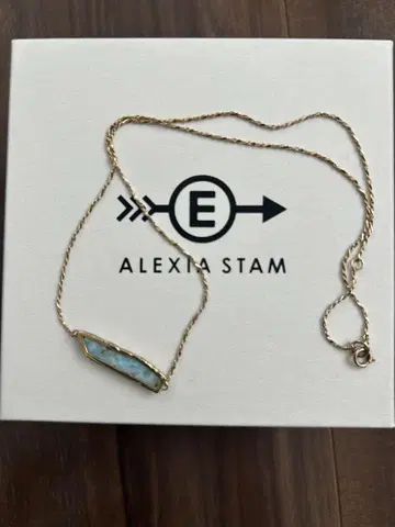 ALEXIA STAM 아쿠아 마린 목걸이