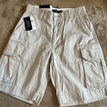 POLO 베이지 카고 숏 팬츠 허리 30
