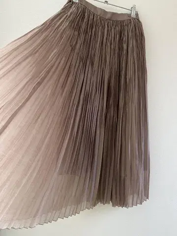 리요카 텐셀 랜덤 플리츠 스커트