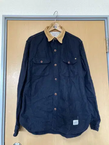 ANACHRONORM 아나크로노름 size1 울 셔츠 긴팔