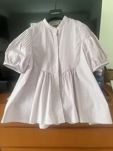 유나이티드 애로우즈 핑크 반팔 셔츠