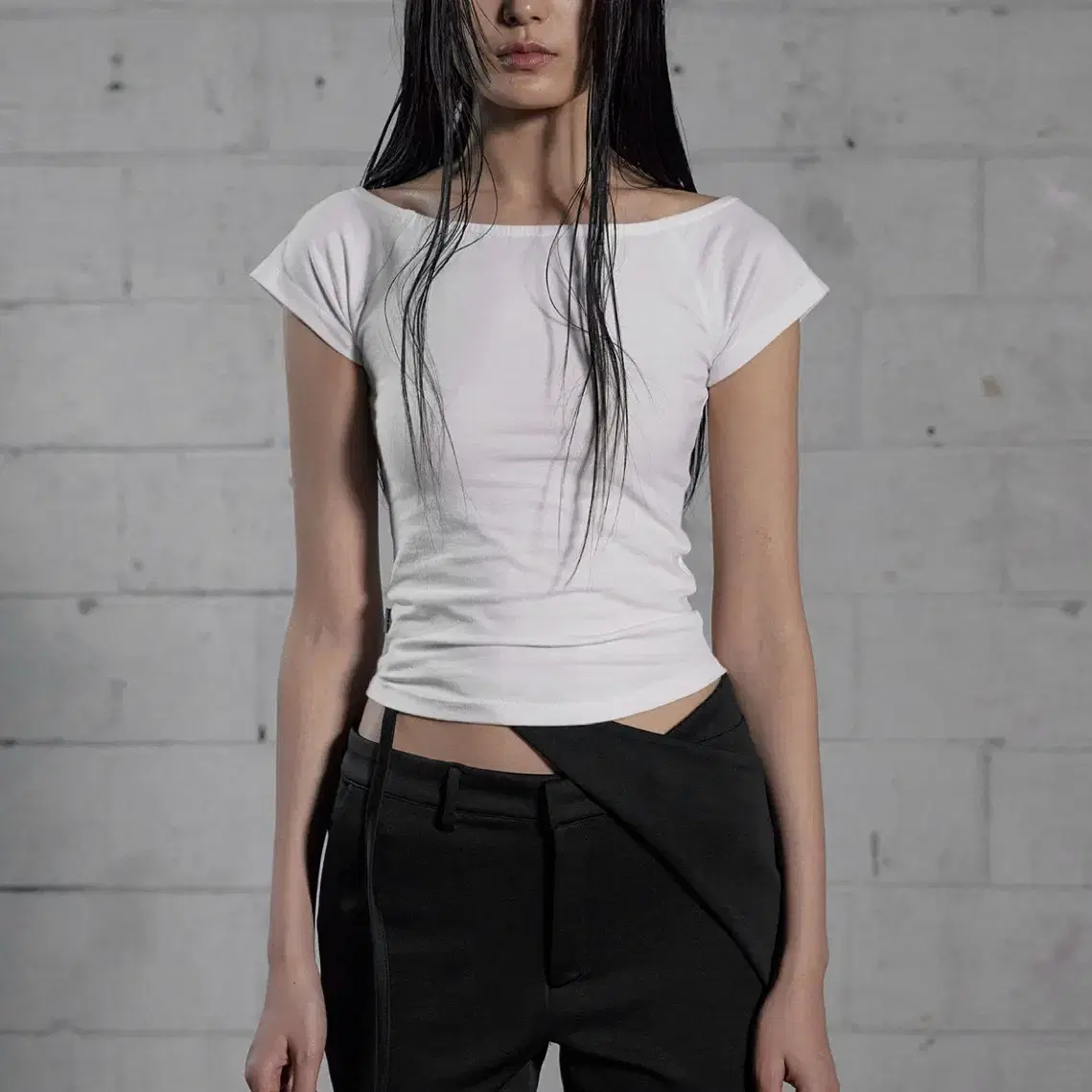 [BOHEMSEO] ★ BASIC BOAT NECK T Project Cece | Men's Boat Neck TShirt in Organic Pima