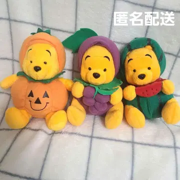 곰돌이 푸 3세트 봉제 인형 인형옷 수박 포도 호박