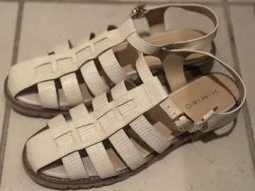 히메코 샌들 25.5cm 화이트