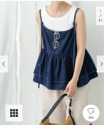 미사용! 데님 뷔스티에 어반 리서치