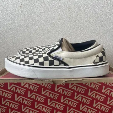 VANS Slip-On Lite 체크 무늬 깃발 26.0