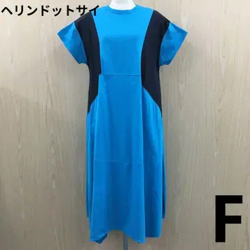 헤린 도트 사이 이소재 롱 원피스 F0709B10
