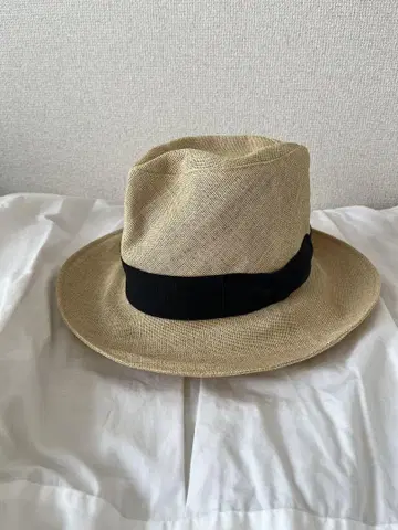 KIJIMA TAKAYUKI 밀짚모자 블랙 리본