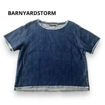 BARNYARD 스톰 프린지 데님 커버올 셔츠