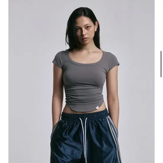 Please No Follow momo Shirring Top (Old version) on Bunjang