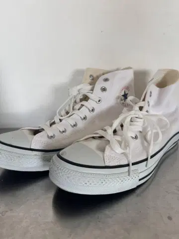 컨버스 하이컷 스니커즈 화이트 28cm