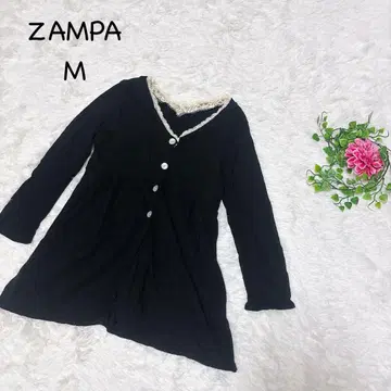 ZAMPA M 레이스 가디건 하프 버튼 성숙/러블리 겉옷 토퍼