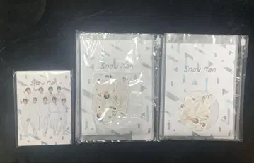 SnowMan 메모장 플레이크 씰