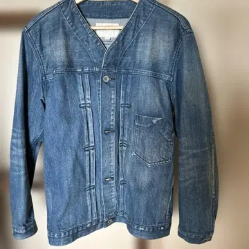 SAKULA 노카라 데님 자켓 사이즈 2 일본제