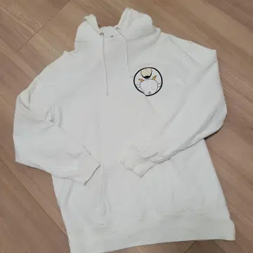 염소와 다이고 화이트 후드티 XL