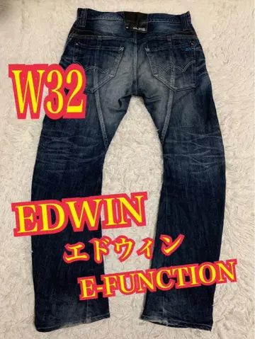 EDWIN 에드윈 E-FUNCTION 데님 청바지 얇은 소재 W32