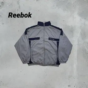 90s 리복 그레이 네이비 집업 자켓 M 사이즈