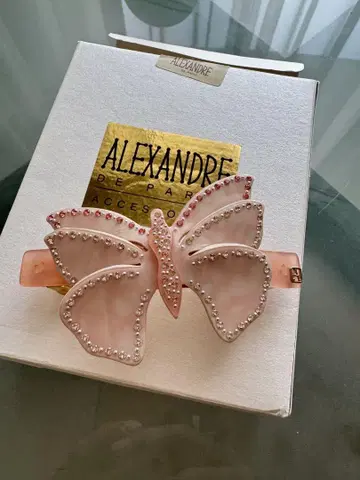 ALEXANDRE DE PARIS 버터플라이 헤어 클립