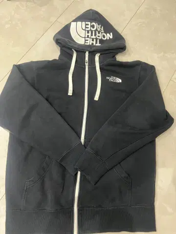 THE NORTH FACE 남성용 풀 집업 후드티 블랙 L 사이즈