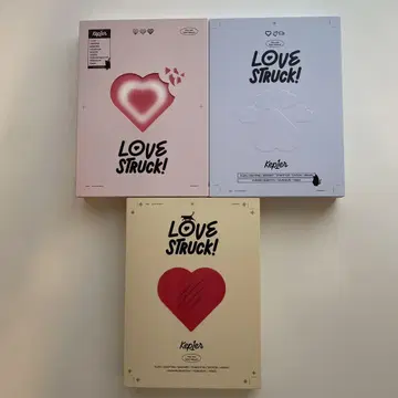 Kep1er 케플러 LOVE STRUCK! CD 세트