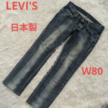 LEVI'S 로우라이즈 버튼 플라이 스키니 데님 30인치 90년대 반바지