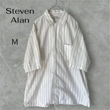 Steven Alan 스트라이프 반팔 셔츠 M 여름옷