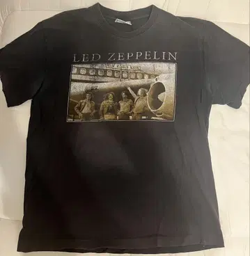 LED ZEPPELIN 프린트 티셔츠 XL 레어
