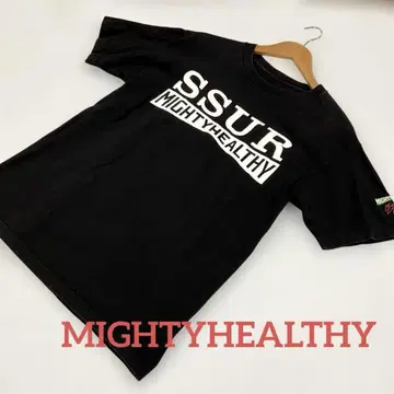 MIGHTYHEALTHY 남성용 티셔츠 블랙 M #1496
