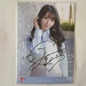 =LOVE 오타니 에미리 자필 브로마이드