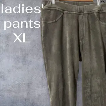 여성용/남성용 그레이 플리스풍 스웨트 팬츠 XL