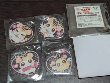 토토코 하무타로 캐릭터 복권 F상 아크릴 키링 4종 헤이세이 레트로