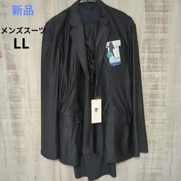하루야마 프린트 메쉬 워셔블 스트레치 수트 LL 네이비