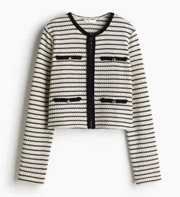 H&M 에이치앤엠 텍스처드 니트 가디건 새상품 M