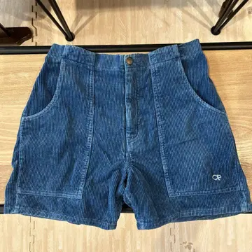 새상품급, 사용량 적음 OP 코듀로이 숏 팬츠 파란색 인디고