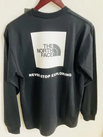 THE NORTH FACE 미사용 새상품 블랙 롱 슬리브 티셔츠