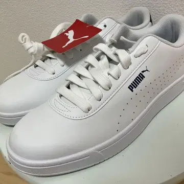 택 포함 PUMA Court Pure 27.5 미사용 새상품