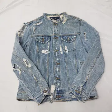 ZARA 1975 데미지 가공 데님 자켓 M