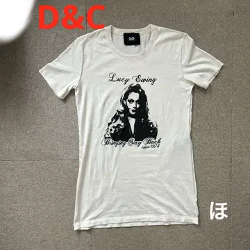D&G 돌체앤가바나 반팔 피치 티셔츠 y2k 우라하라 그런지 브랜드