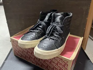 반스 남성 SK8-HI ZIP WEAVE DX - 가죽