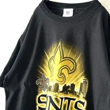 NFL 세인트 SAINTS 티셔츠 블랙 검정 구제 의류