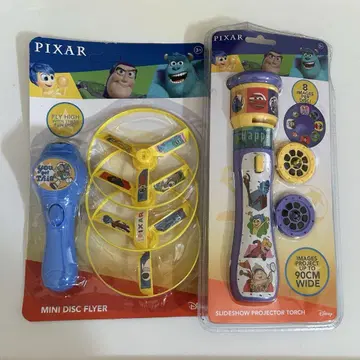 PIXAR 슬라이드 쇼 프로젝터 토치 세트