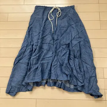 7.9 LOVELESS 라브레스 롱 스커트 블루 36